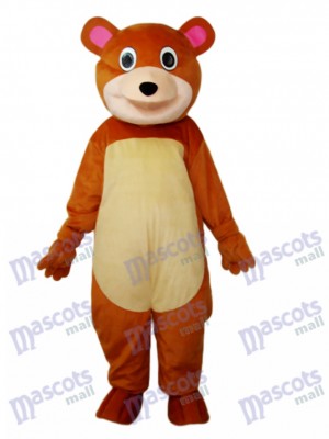 Round Mouth Bear Mascot Adult Costume Animal 