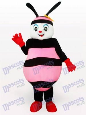 Pink Bee Insect Adult Mascot Costume