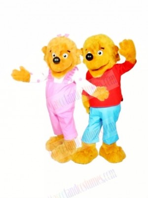 Bear Brother and Sister Siblings Mascot Costumes Animal	