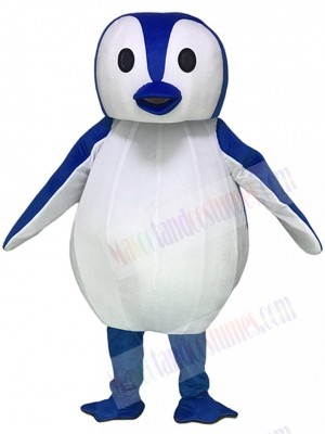 Blue and White Penguin Mascot Costumes