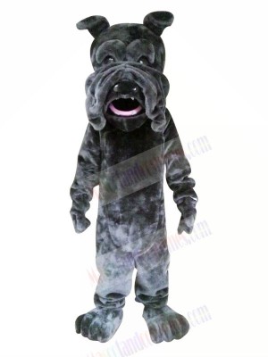 Black Dog with Big Mouth Mascot Costumes Animal	