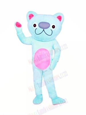 Cute Blue Cat Mascot Costumes Animal