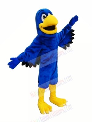 Blue Falcon with Black Wings Mascot Costumes Animal