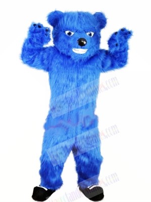 Blue Furry Bear Mascot Costumes Animal	