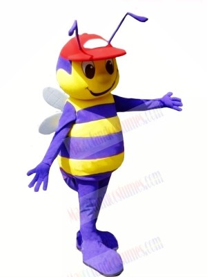 Boy Bee with Red Hat Mascot Costumes Animal	