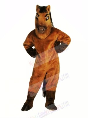 Brown Horse Adult Mascot Costumes Animal