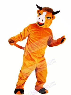 Strong Brwon Cattle Mascot Costumes Animal