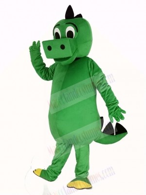 Green Dinosaur Mascot Costume Adult