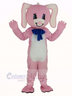 Easter Pink Rabbit Mascot Costume Animal