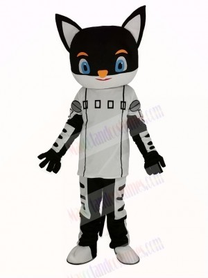 Sir Black Cat Mascot Costume Cartoon