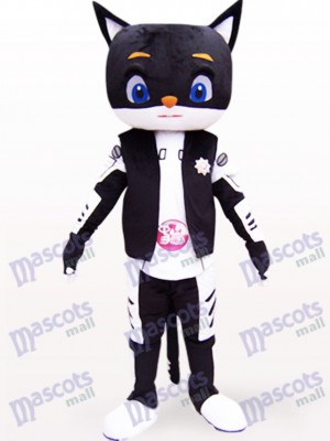 Sir Black Cat Animal Adult Mascot Costume