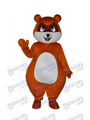 Yellow Brown Civet Cat Mascot Costume