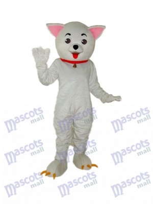 Pink Ear Clever Cat Mascot Adult Costume Animal  