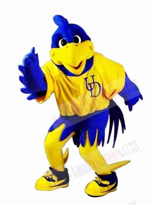 Blue Crow Mascot Costume