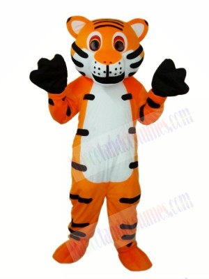 Orange Tiger Mascot Adult Costume Free Shipping