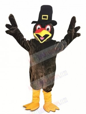 Thanksgiving Turkey with Hat Mascot Costume