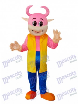 No.1 Cow Mascot Adult Costume Animal  