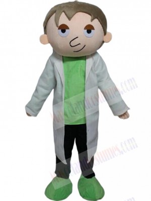 Friendly Man Doctor Mascot Costume People