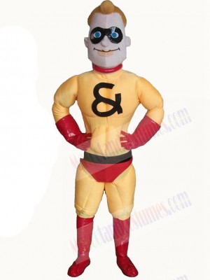 Mighty Superhero Mascot Costume People