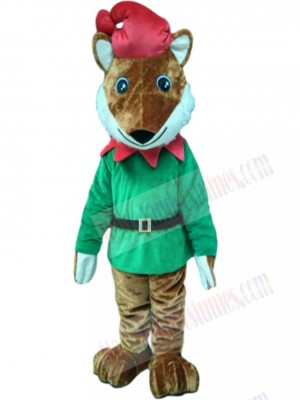 Christmas Fox Mascot Costume Animal