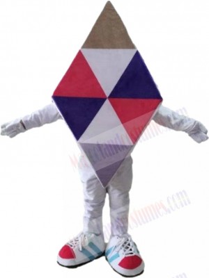 Colorful Diamond Mascot Costume Cartoon