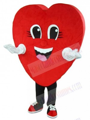 Red Heart mascot costume