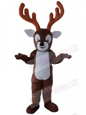 Friendly Reindeer Mascot Costume For Adults Mascot Heads