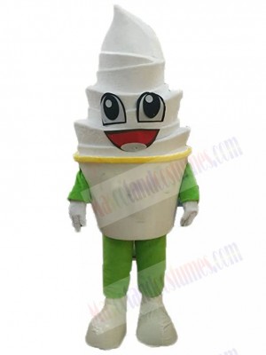 Happy Ice Cream Mascot Costume Cartoon