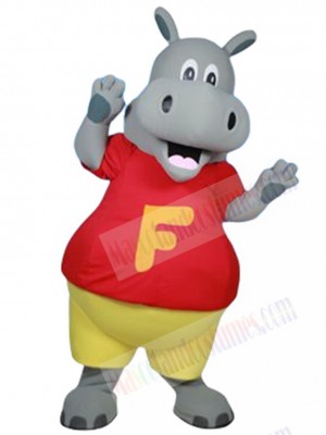 Hippo mascot costume