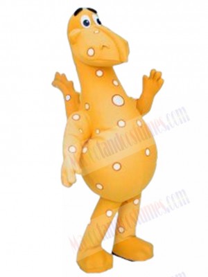 Orange C-Rex Dinosaur Mascot Costume Animal