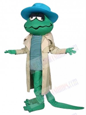 Chet Gecko mascot costume