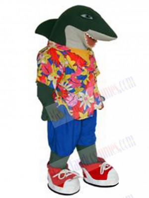 Shark mascot costume