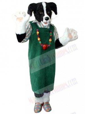 Miss Bindergarten Dog Mascot Costume Cartoon