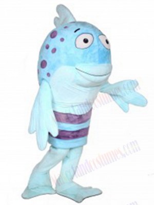Pout Pout Fish Mascot Costume Cartoon