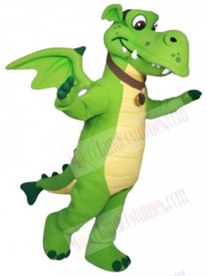 Green Frolic Dragon Mascot Costume Animal