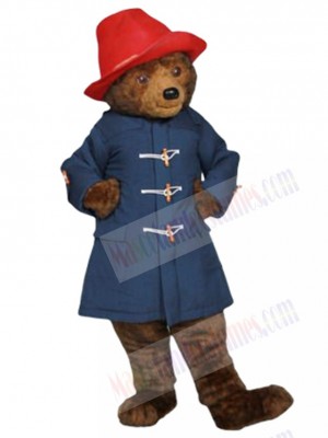 Paddington Bear mascot costume