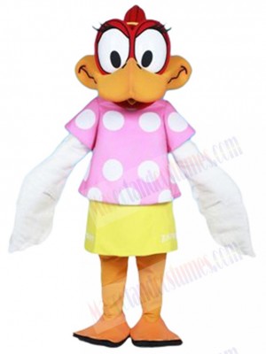Red Head Zuzy Rooster Mascot Costume Animal