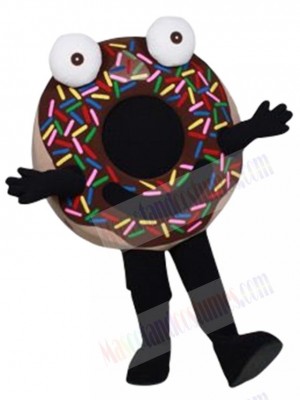 Arnie the Doughnut Mascot Costume Cartoon