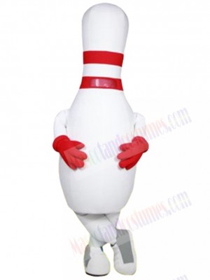 Bowling Pin mascot costume