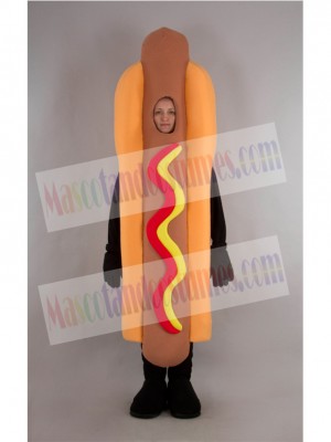 Hot Dog Mascot Costume