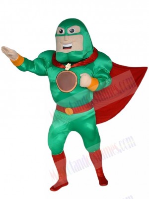 Superhero mascot costume