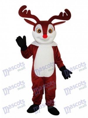 Little Brown Sika Deer Mascot Adult Costume Animal  