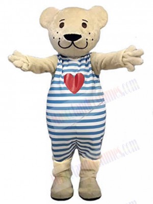 Love Heart Bear Mascot Costume For Adults Mascot Heads