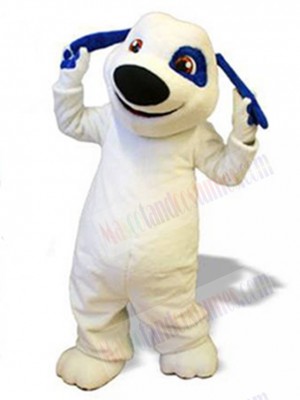 Blue Ears Dog Mascot Costume For Adults Mascot Heads