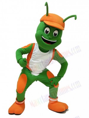 Sport Green Insect Mascot Costume For Adults Mascot Heads