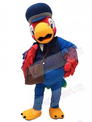 Police Parrot Bird Mascot Costume For Adults Mascot Heads