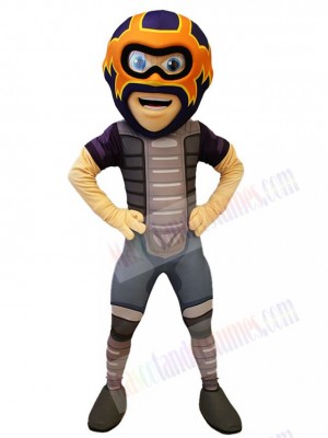 Masked Racer Mascot Costume For Adults Mascot Heads