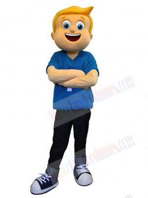 Happy Boy Mascot Costume For Adults Mascot Heads