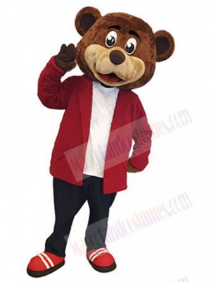 Friendly Teddy Bear Mascot Costume For Adults Mascot Heads