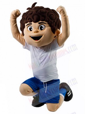 Football Sport Boy Mascot Costume For Adults Mascot Heads